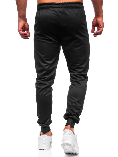 Pantaloni joggers negri Bolf JX5001