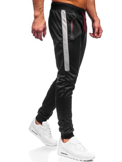 Pantaloni joggers negri-gri Bolf K50003