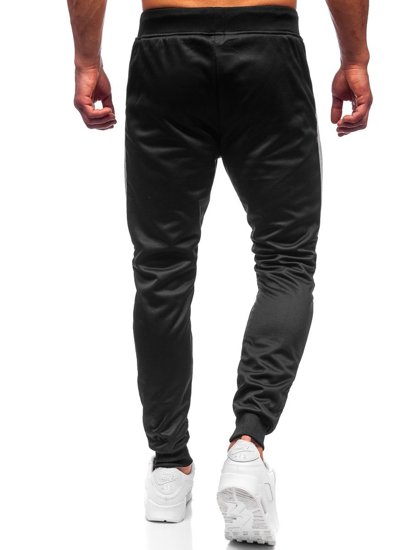 Pantaloni joggers negri-gri Bolf K50003