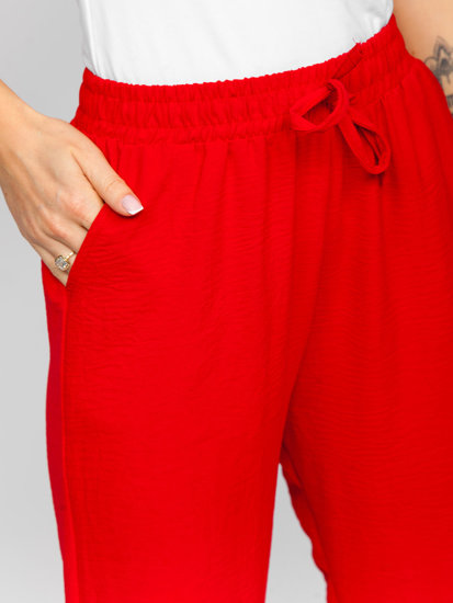 Pantaloni joggers roșii dame Bolf W5071