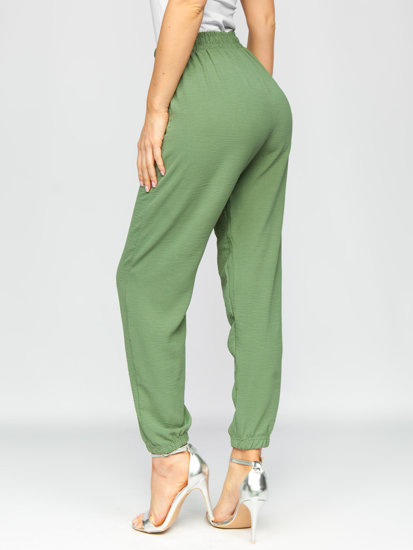 Pantaloni joggers verzi dame Bolf W5071