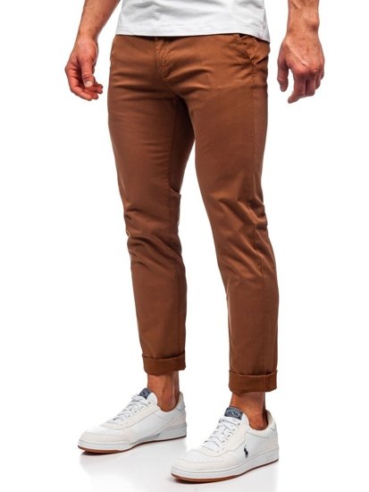 Pantaloni maro chinos Bolf 1146