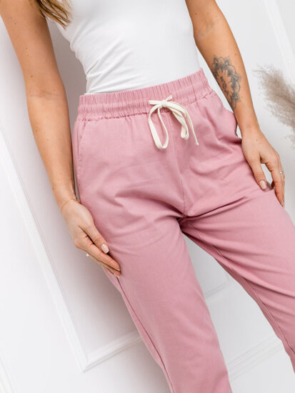 Pantaloni roz dame Bolf W7831