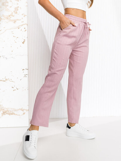 Pantaloni roz dame Bolf W7962