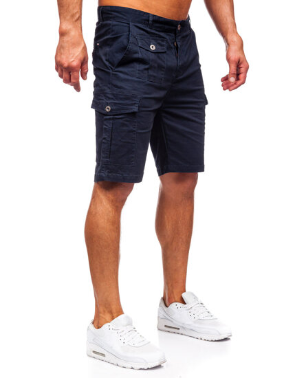 Pantaloni scurți cargo bleumarin Bolf  MP0188BS