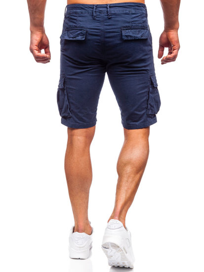 Pantaloni  scurți cargo bleumarin Bolf YF2221