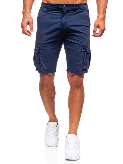 Pantaloni  scurți cargo bleumarin Bolf YF2221