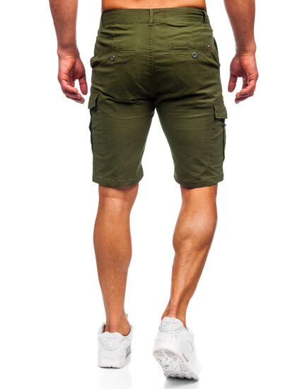 Pantaloni scurți cargo kaki Bolf  MP0188MV