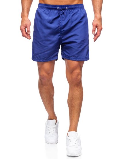 Pantaloni scurți de baie albastru-cobalt Bolf YW07002