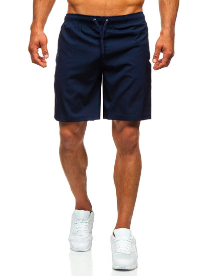 Pantaloni scurți de baie bleumarin Bolf  HH037A