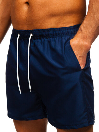 Pantaloni scurți de baie bleumarin Bolf XL020
