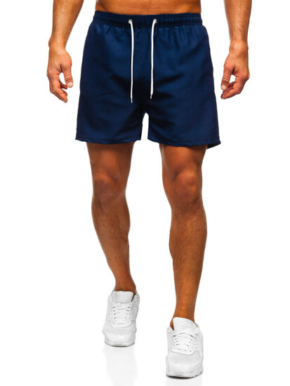 Pantaloni scurți de baie bleumarin Bolf XL020