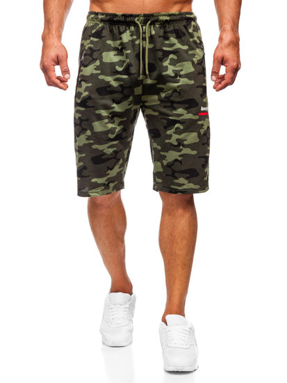 Pantaloni scurți de training army kaki Bolf HW2638