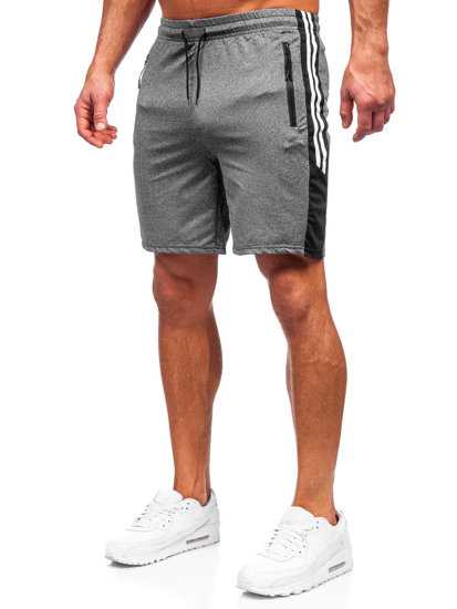 Pantaloni scurți de training grafit Bolf 68006