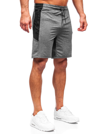 Pantaloni scurți de training grafit Bolf 68026