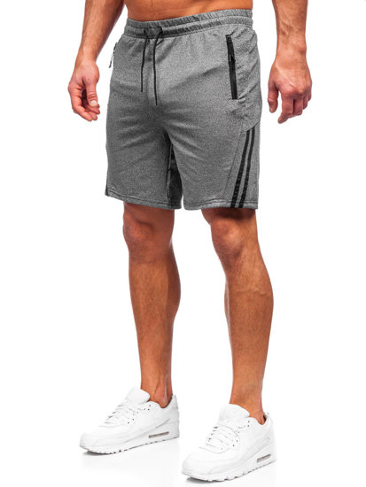 Pantaloni scurți de training grafit Bolf 68057