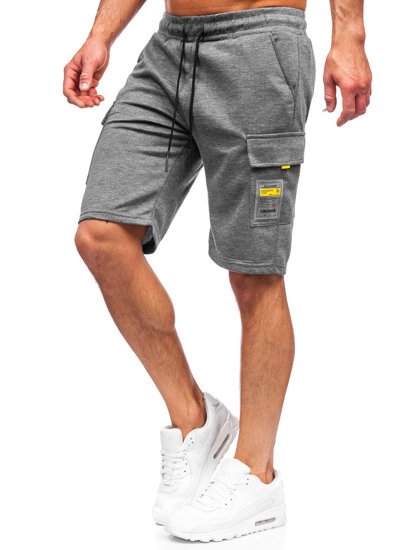 Pantaloni scurți de training grafit cargo Bolf JX167