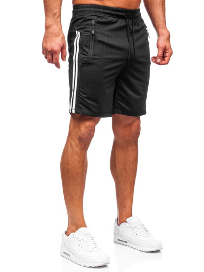 Pantaloni scurți de training negri Bolf 680058