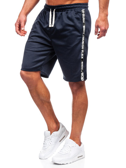 Pantaloni scurți de trening bleumarin Bolf 8K933