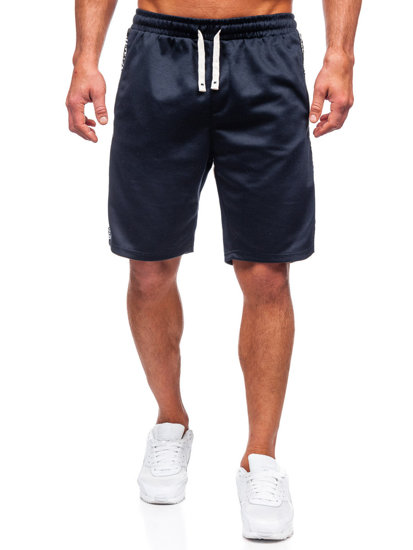 Pantaloni scurți de trening bleumarin Bolf 8K933