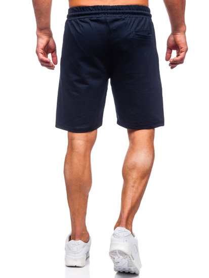 Pantaloni scurți de trening bleumarin Bolf GS2524