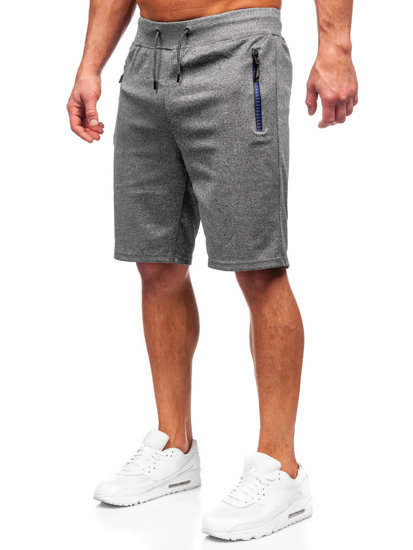 Pantaloni scurți de trening grafit Bolf 8K288