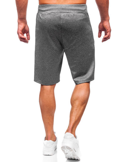 Pantaloni scurți de trening grafit Bolf 8K288