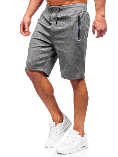 Pantaloni scurți de trening grafit Bolf 8K288