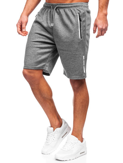 Pantaloni scurți de trening grafit Bolf 8K295