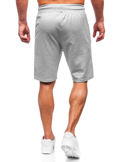 Pantaloni scurți de trening gri Bolf 8K296