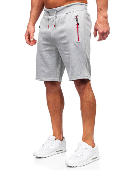 Pantaloni scurți de trening gri Bolf 8K297