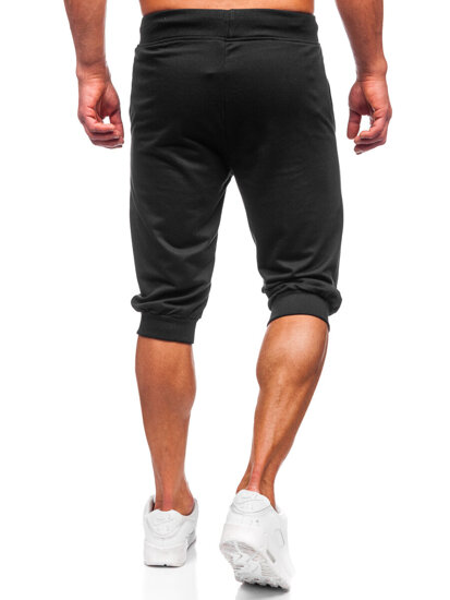 Pantaloni scurți de trening negri Bolf K10002