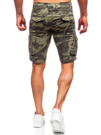 Pantaloni scurți verzi cargo army Bolf YF2226