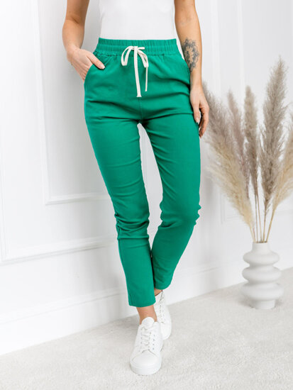 Pantaloni verzi dame Bolf W7831