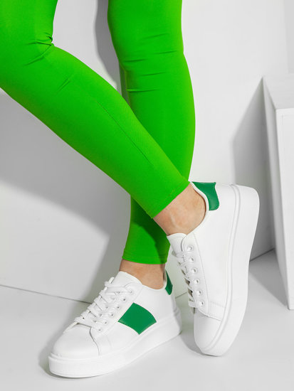 Pantofi sneakers  verde  dame Bolf 956