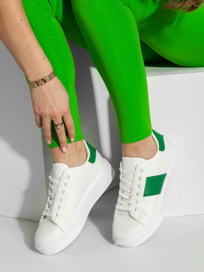 Pantofi sneakers  verde  dame Bolf 956