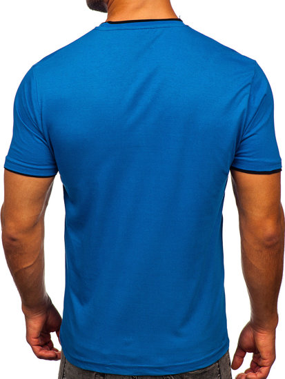 Tricou albastru Bolf 14316