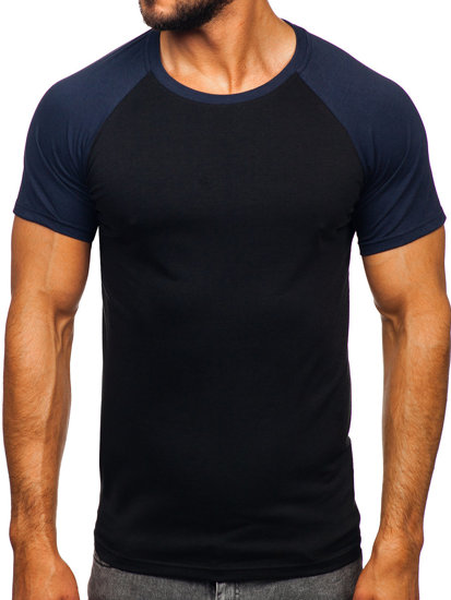 Tricou bleumarin-negru Bolf 8T82