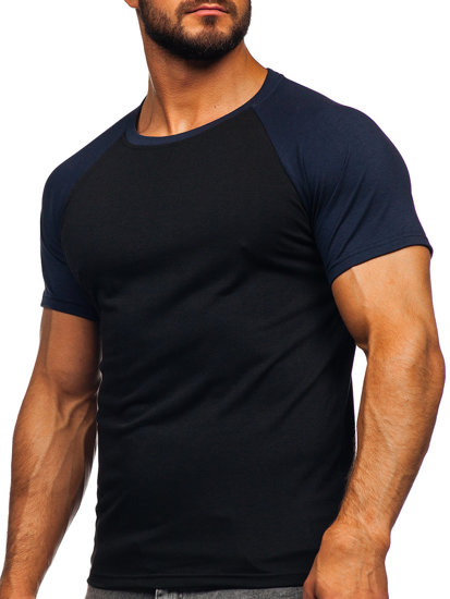 Tricou bleumarin-negru Bolf 8T82