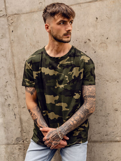 Tricou camo pentru bărbați Bolf S807A1