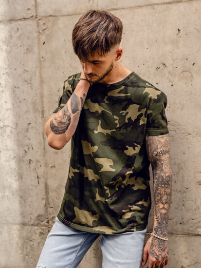 Tricou camo pentru bărbați Bolf S807A1