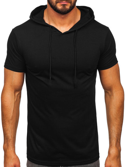 Tricou cu glugă negru Bolf 8T957