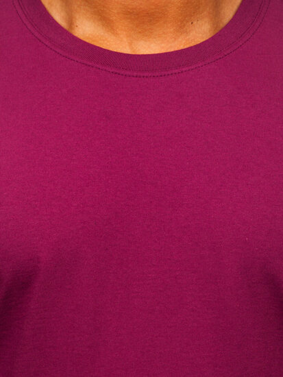 Tricou din bumbac bordo Bolf B459