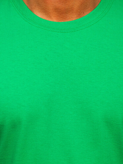 Tricou din bumbac verde Bolf B459