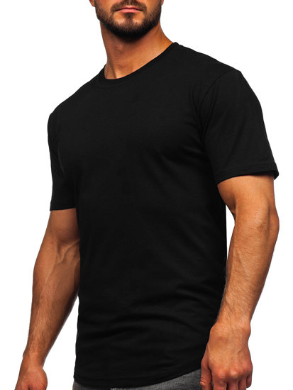 Tricou lung bărbați negru Bolf 14290