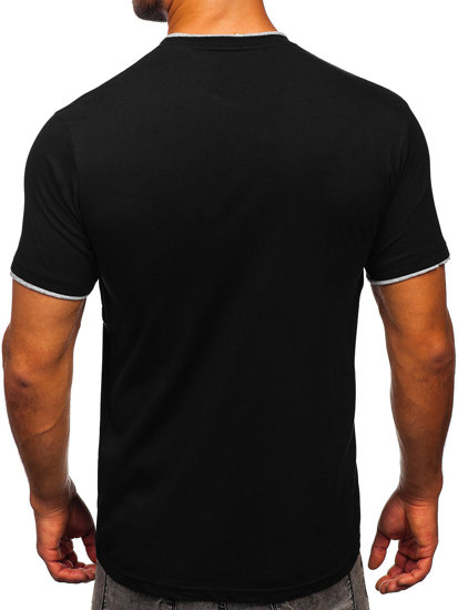 Tricou negru Bolf 14316