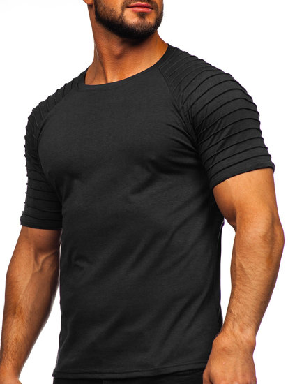 Tricou  negru Bolf 8T88