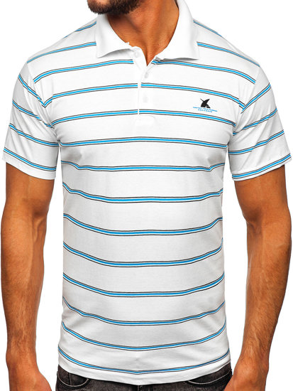 Tricou polo alb Bolf 14954