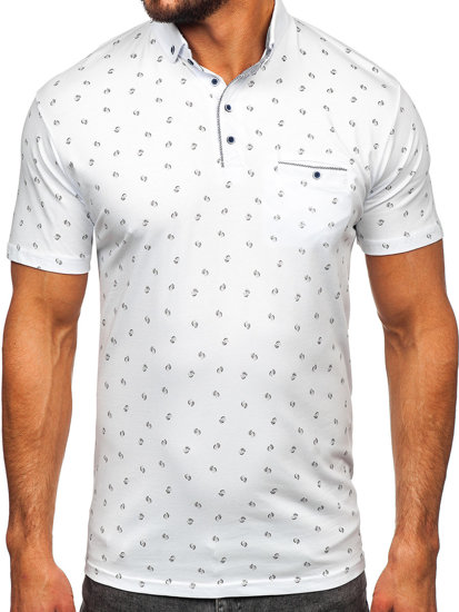 Tricou polo alb Bolf 192657