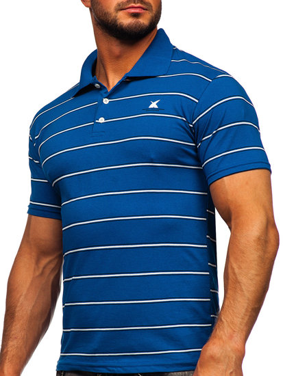 Tricou polo albastru Bolf 14954